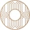 Ekena Millwork Empire Wood Fretwork Pierced Ceiling Medallion, Alder, 24"OD x 8 3/4"ID x 3/8"T CMWP24X24X0375EPAL - alternate 2